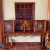 Tủ Chè Cánh Thẳng Gỗ Gụ Tủ Chè Cánh Thẳng