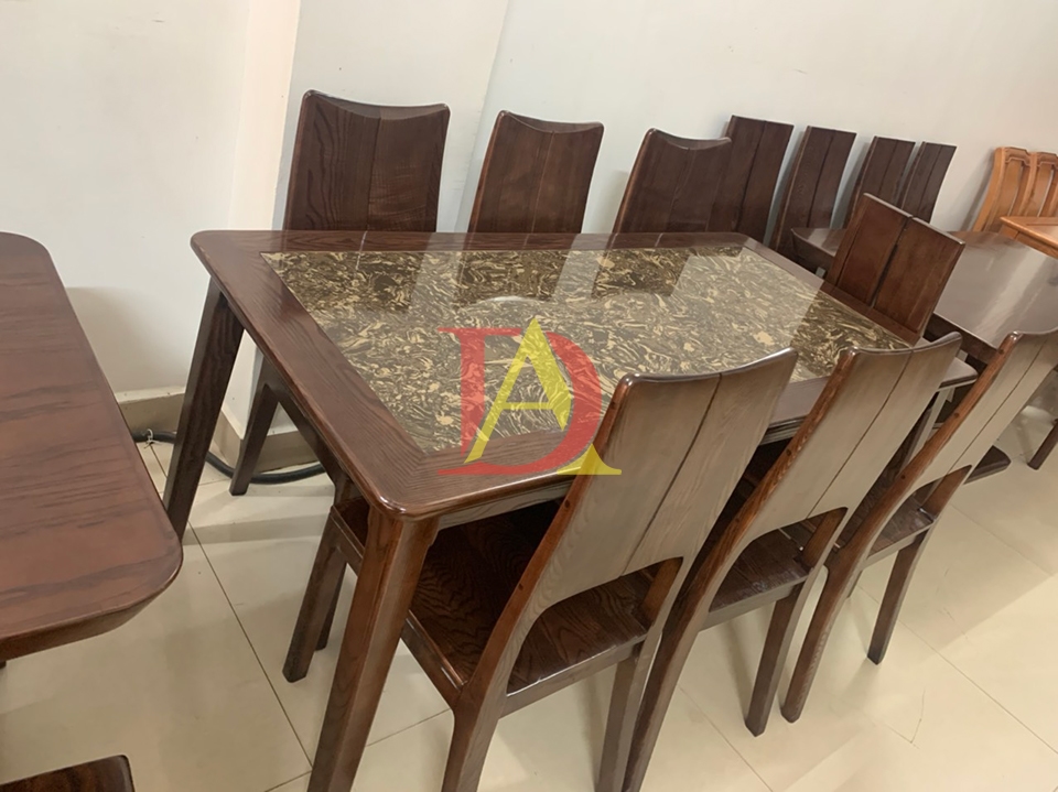 Bộ Bàn Ăn 6 Ghế Gỗ Sồi Nga Mẫu Mới bo ban an 6 ghe go soi nga mau moi 1