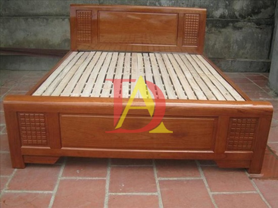 Giường Gỗ Xoan Ta Giá Rẻ - Chất Lượng, Tiện Nghi giuong ngu go xoan dao dep 1