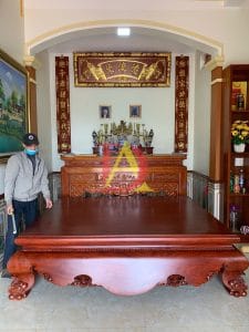 Sập Gỗ Cao Cấp - Đẳng Cấp Sang Trọng Cho Không Gian Nội Thất sap chan quy go gu chan 24 kt 1m8 x 2m2