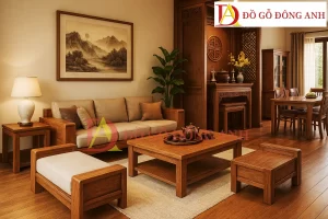 Nội thất gỗ tự nhiên bền đẹp theo năm tháng